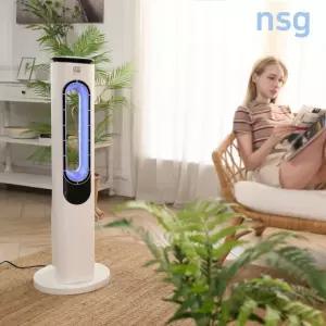 저소음 타워형 날개없는 선풍기 일레트로지 GEF-CW1300R