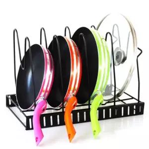 프라이팬정리대 4단 후라이팬 정리 꽂이 냄비 뚜껑거치대 주방