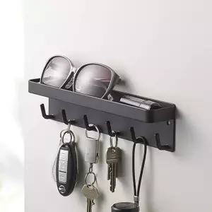 [쉐도우샵]다용도 자석 현관문걸이 무타공 아사 정리용품 (19375925A)