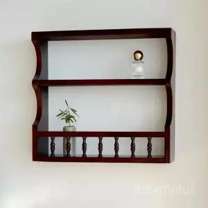 벽걸이선반 원목 선반 수납선반 100mm 벽장식 홈캠 거실 우드
