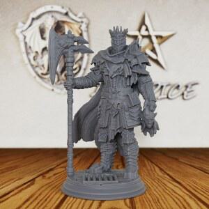 던전 앤 드래곤 이그제큐티브 나이트 미니어처, 언페인팅 DND 미니, 테이블탑 RPG 게임 피규어, 롤플레잉 게이머 및 다크 로어 애호가를 위한 완벽한 선물 - AS456