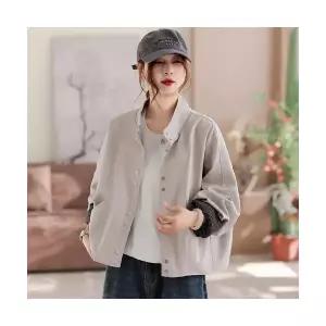 여성 데일룩 코트 하프 PU가죽 봄 체크 하이넥 히든버튼 트렌치 DAOL1