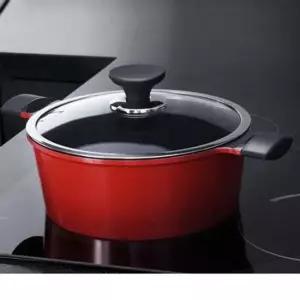 인덕션전골냄비 라체나 인덕션 전골냄비 가정 찌게 양수 냄비 24cm 라면냄비편수