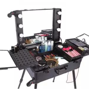 메이크업 캐리어 네일박스 미용도구 수납 럭셔리 정리함