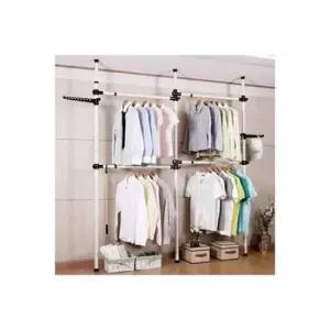 스탠드행거 튼튼 4단 폴행거 804 행거 옷걸이행거 고정형행거