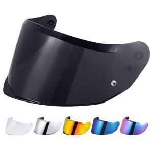 JQF 기어 스트림 II 바이저 실드, FF808 아우터 페이스 모터사이클 헬멧 액세서리용 실드 교체(블랙)