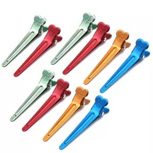 핀컬핀 미용실집게핀 미니 핑컬핀 핑클핀 앞머리 볼륨핀 철핀셋 헤어핀셋 소형 10P