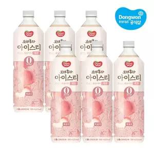보성홍차 아이스티 제로 복숭아 900ML x 6 개
