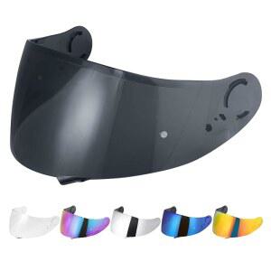 JQF 기어 GT 에어바이저, 에어 2용 교체, CNS-1 / 네오텍 TC-5 TC-9 액세서리와 호환되는 아우터 페이스 헬멧 실드(블랙)