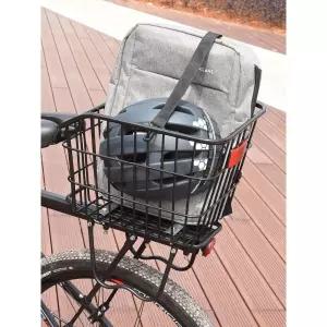 뒷바구니 테일라이트 장착 리어랙 거치대 후미등 접이식