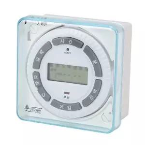 업소용 산업용 전자식 디지털 타이머 SJD-F16 3회로 타이머콘센트