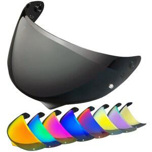 HJC C10용 YMTSGEQ HJ-34P 헬멧 바이저 교체. C10과 호환되는 모터사이클 쉴드 자외선 차단 (딥 블랙)