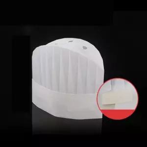 요리사용 부직포 조리모자 라운드 23cm (20개 세트)