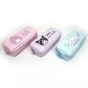 [셀러에이드]산리오 캐릭터 얼굴 입체 자수 필기구 수납 케이스 초등학생