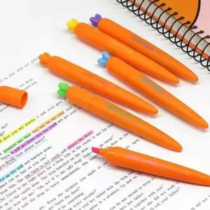 [셀러에이드]다이어리 꾸미기 형광 마커펜 6색 세트 공부용 강조 컬러펜 필기구