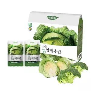 초록한입 생생 유기농 브로콜리 양배추즙 110ml 30포