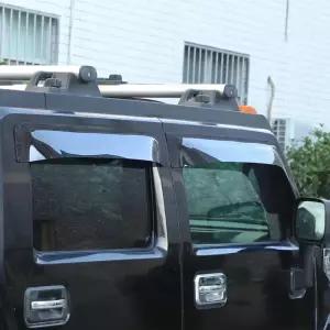 험머 H2 03-09 SUV ABS 자동차 윈드 실드 썬 레인 가드 사이드 디플렉터 호환