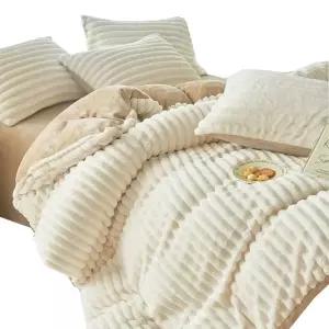 극세사이불커버 커버 차렵이불 극세사 슈퍼싱글 우유벨벳 퀸 호텔식 침구