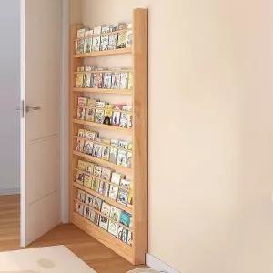 매거진랙 책 꽂이 브로셔 신문가판대 홍보물 진열대 선반 팜플렛