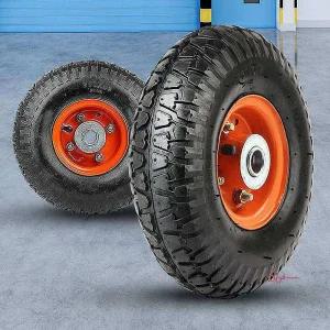 에어 휠 10/85 고무 케스터 고하중 바퀴 고정 휠고무ssu131