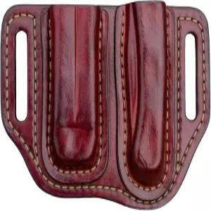 벅 0 및 레더맨 슈퍼 툴 300용 이중 칼집 팬케이크 벨트 부착 수제 가죽