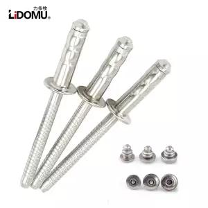 스테인리스강 고강도 블라인드 리벳 스타벡스 멀티 그립 능력 넓은 블라인드 사이드 베어링 영역 30 개 50