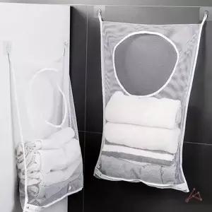 [에이치플러스몰]TBZ 걸이식 메쉬 빨래망 1개