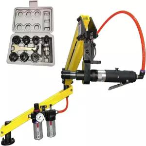 멜루즈후 공압 태핑 기계 360 다방향 M3-M12 탭 도구 970mm 캔틸레버 범용 유연 팔 드릴링 쓰레드