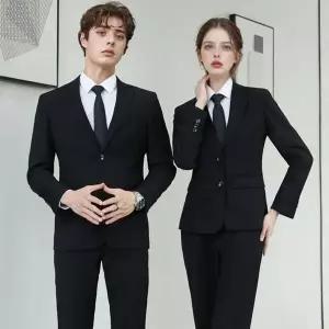 [에이치플러스몰]TBZ 블랙 클래식 긴팔 면접정장 세트 남자양복 남자정장