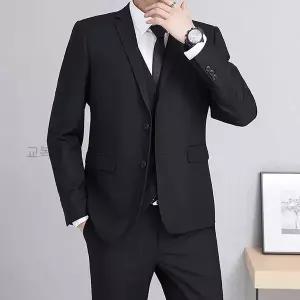 [에이치플러스몰]TBZ 블랙 양장조끼 남자 정장세트 (자켓 양장조끼 바지)