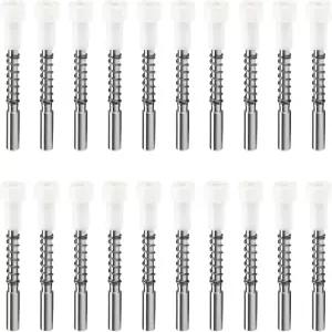 창문 스크린 플런저 래치 20개 알루미늄 합금 리테이너 신뢰할 수 있는 하드웨어 스프링 핀 교체 부품용