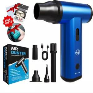 키보드 PC 청소 키트 콘솔 그릴 캠핑 이용 전동 압축 공기 집진기 송풍기 무선 충전식 미니 150000 휴대용