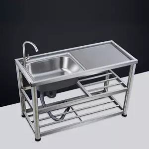 야외 개수대 업소용 조리대 세면대 식당 사무실 싱크대 학교 스텐 이동식 주방 씽크대