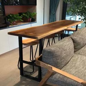 우드슬랩 바테이블 카페 업소용 아일랜드홈바 아일랜드장