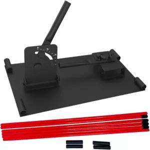 두 각도 홀더가 있는 골프 정렬 스틱 및 세트 워크 좌/우 스윙 트레이너 트레이닝 보조 도구 남녀를 위한