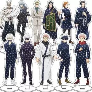 고죠피규어 사토루 주술회전 애니메이션 피규어 아크릴 스탠드 이타도리 후시구로 메구미 고조 료멘스쿠나