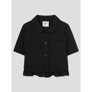 [매장정품] 8SECONDS 에잇세컨즈 프릴 디테일 자켓재킷 블랙