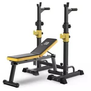 블랙 벤치프레스 헬스 각도조절벤치 홈짐 평벤치 스쿼트렉