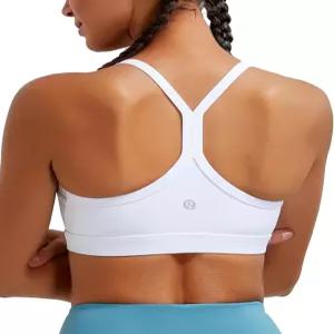 여성용 하이 서포트 스포츠 브라 흔들림 방지 조절형 스트랩 3단 후크 러닝 테니스 요가 헬스 운동용 속옷