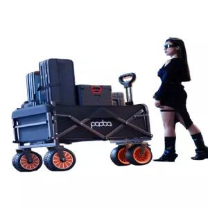 사륜 전동 핸드카 접이식 여행 모듈 자동 구르마 카트