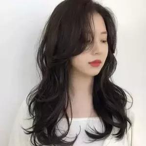 인모 부분 통가발 앞머리 풀 여성 파마머리 여성용