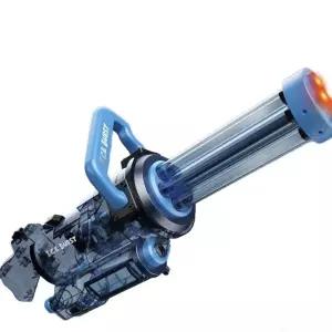 물 불꽃 자동 LED 물총 워터밤 계곡 블루 전동고압물총