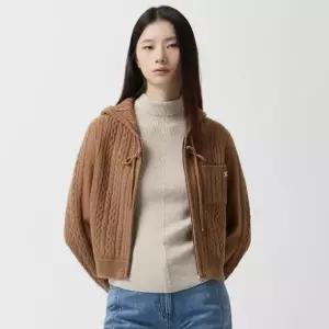 [롯데백화점]쥬크 후드 집업 울가디건 Z254KSL013