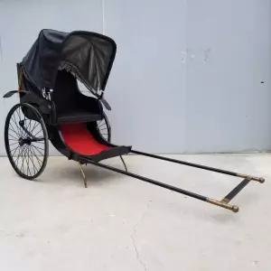 일본식 인력거 옛날 복고풍 소품 개화기 블랙 장 엔틱