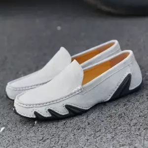 소가죽 운동화 하이탑 주꾸미 슬립온 로퍼 봄여름 리얼 남자신발 워킹화 빅사이즈 원템2