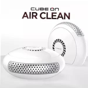 저소음 큐브온 휴대용 공기청정기 화이트 1000W