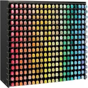 대용량 마커 펜 수납함 300칸 미술용품 정리대 브러쉬 색연필 홀더 데스크 오거나이저 전문가용 다용도 랙