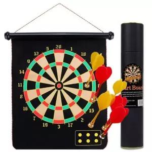 다용도 다트판 접이식 자석 대형 게임 원통형 케이스 포함 WFJ66G9