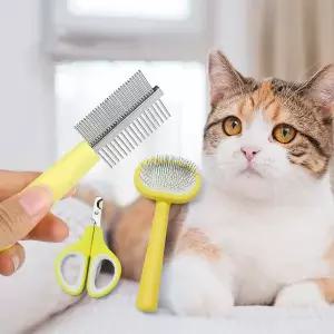 고양이빗 강아지 브 반려동물 미용도구 WFLOQA2