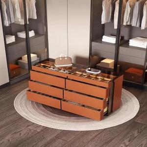 안방 서랍장 드레스룸 4단 옷장 아일랜드 악세사리 유리장 수납함 의류정리 화장대 옷정리